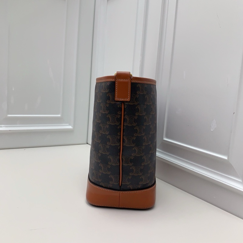 celine賽琳 老花凱旋門水桶包  -2