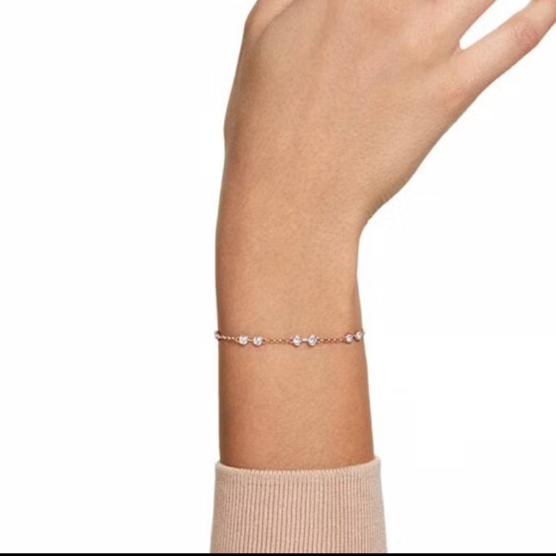 SWAROVSKI 施華洛世奇 Remix 系列手鏈 鍍玫瑰金色調-3