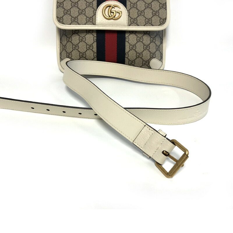 GUCCI Ophidia GG Supreme 皮帶斜背包 674081 96IWT9794-4