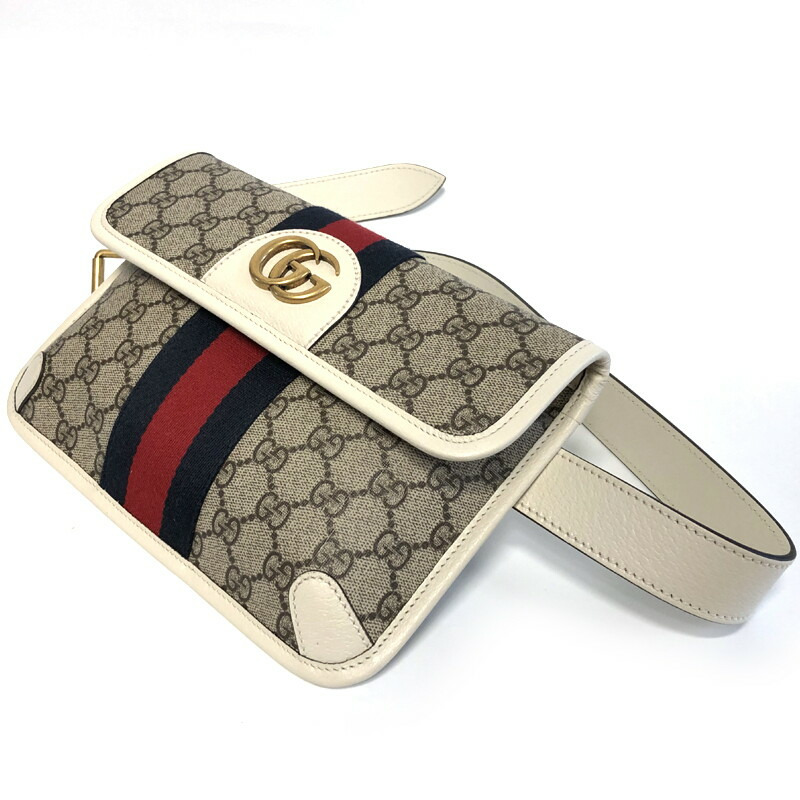 GUCCI Ophidia GG Supreme 皮帶斜背包 674081 96IWT9794-5