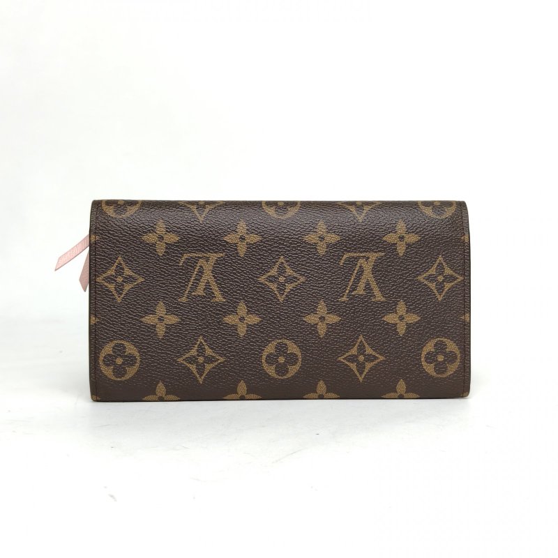 LOUIS VUITTON Emilie豆子錢夾老花PVC2017肩背包-2