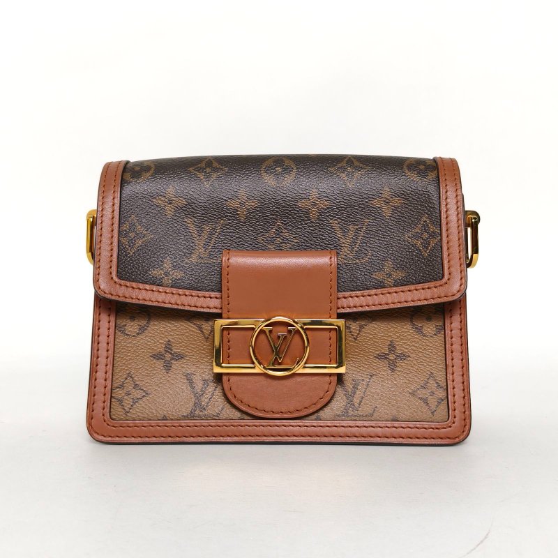 LOUIS VUITTON Dauphine達芙妮Mini20老花PVC2019肩背包-0