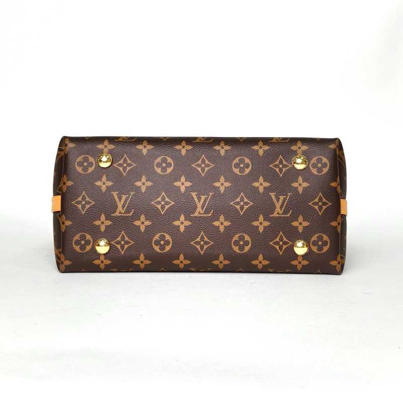 LOUIS VUITTON CARRYALL小號29配子袋老花PVC金扣晶片肩背包-4