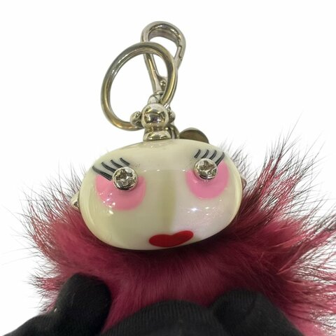【美收精品】PRADA毛毛機器人吊飾 4-612