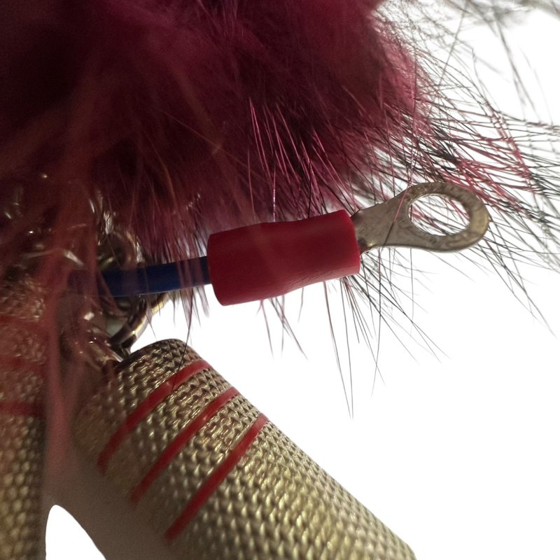 【美收精品】PRADA毛毛機器人吊飾 4-612-4