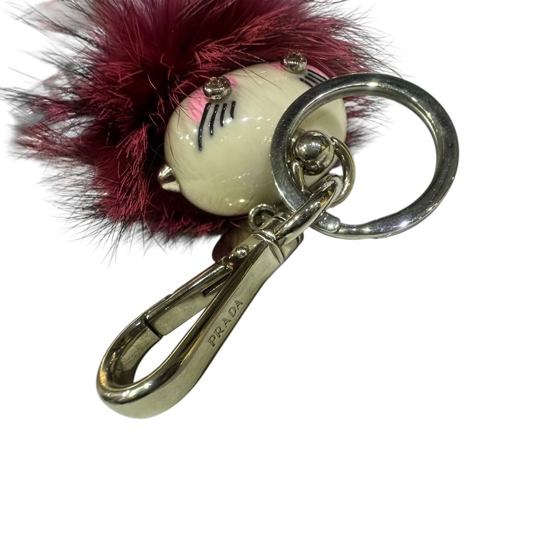 【美收精品】PRADA毛毛機器人吊飾 4-612-5