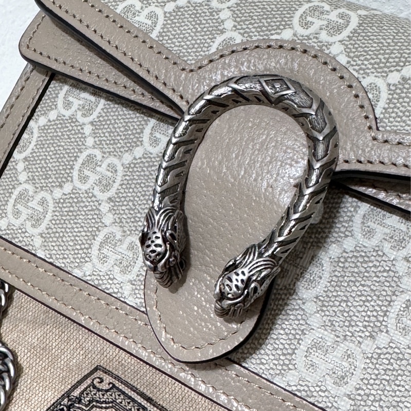 【GUCCI 古馳】476432 經典Dionysus系列GG Supreme帆布迷你酒神斜背包-13