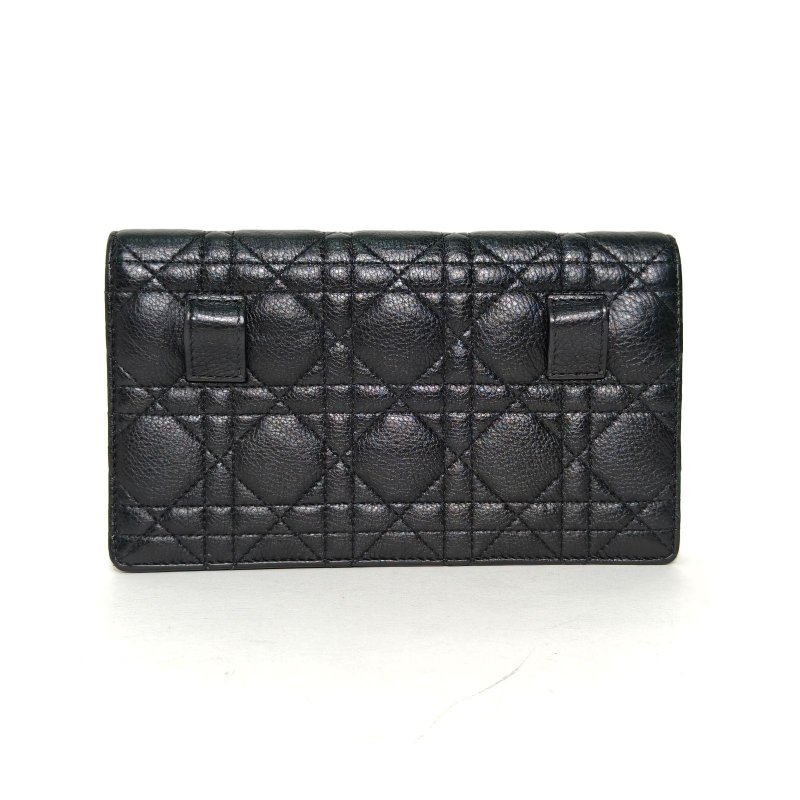 DIOR Caro鏈條WOC黑色牛皮金扣2021肩背包-2