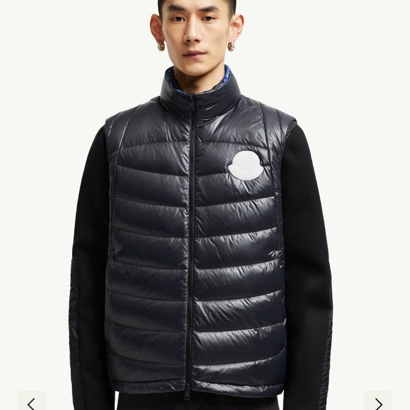 💎Han's house精品服飾💎moncler Menelao 羽絨 背心 連帽 可藏 原價42000-6