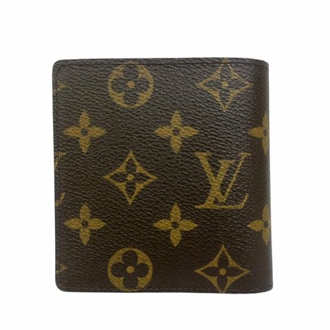 【美收精品】LV 茶色老花短夾 4-652