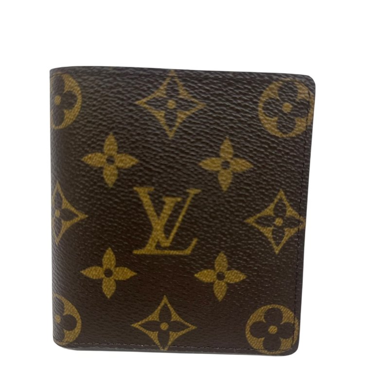 【美收精品】LV 茶色老花短夾 4-652-1