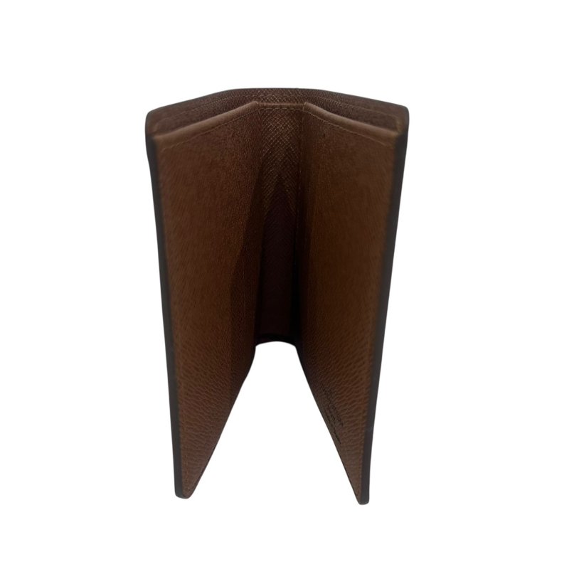 【美收精品】LV 茶色老花短夾 4-652-3