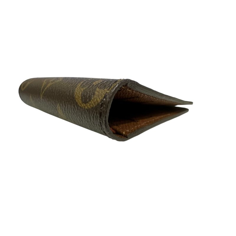 【美收精品】LV 茶色老花短夾 4-652-6