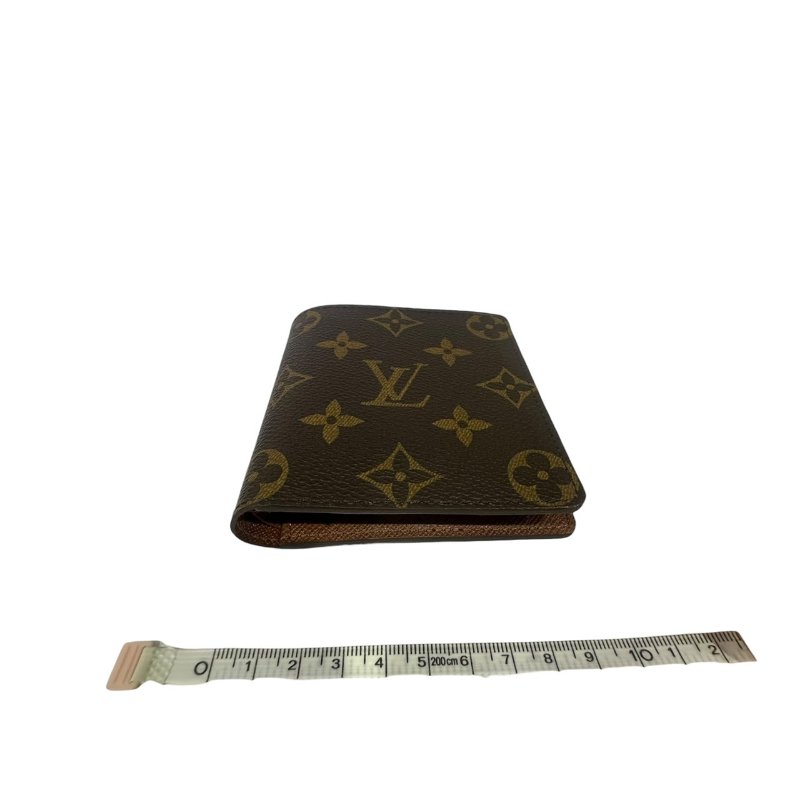【美收精品】LV 茶色老花短夾 4-652-14