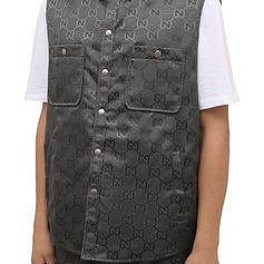 💎Han's house精品服飾💎 GUCCI Supreme 尼龍 滿版 GG 背心 寬版-6