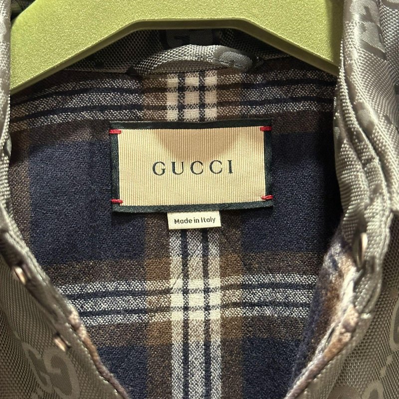 💎Han's house精品服飾💎 GUCCI Supreme 尼龍 滿版 GG 背心 寬版-8