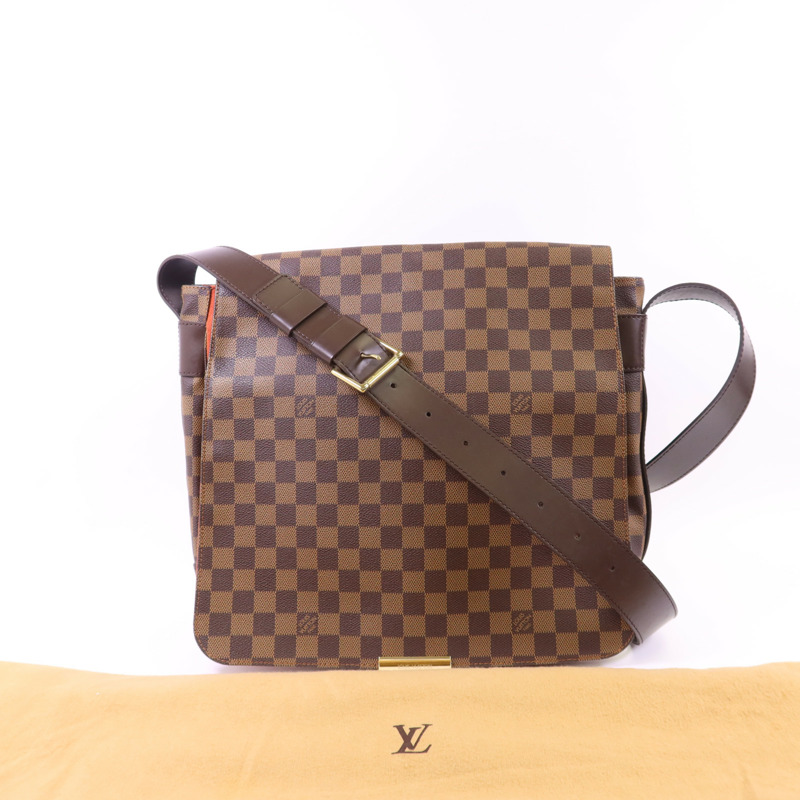 LOUIS VUITTON Damier Bastille金扣肩背袋-19