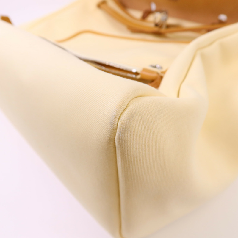 HERMES 帆布Herbag MM銀扣手挽肩背兩用袋-12