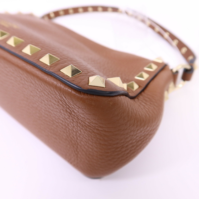 Valentino 牛皮皮革Rockstud 2 Way Shoulder Bag金扣手挽肩背兩用袋-13