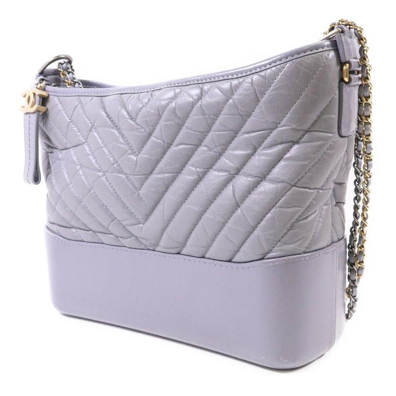 CHANEL 牛皮皮革Gabrielle Large鏈帶肩背袋-2