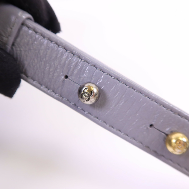 CHANEL 牛皮皮革Gabrielle Large鏈帶肩背袋-9