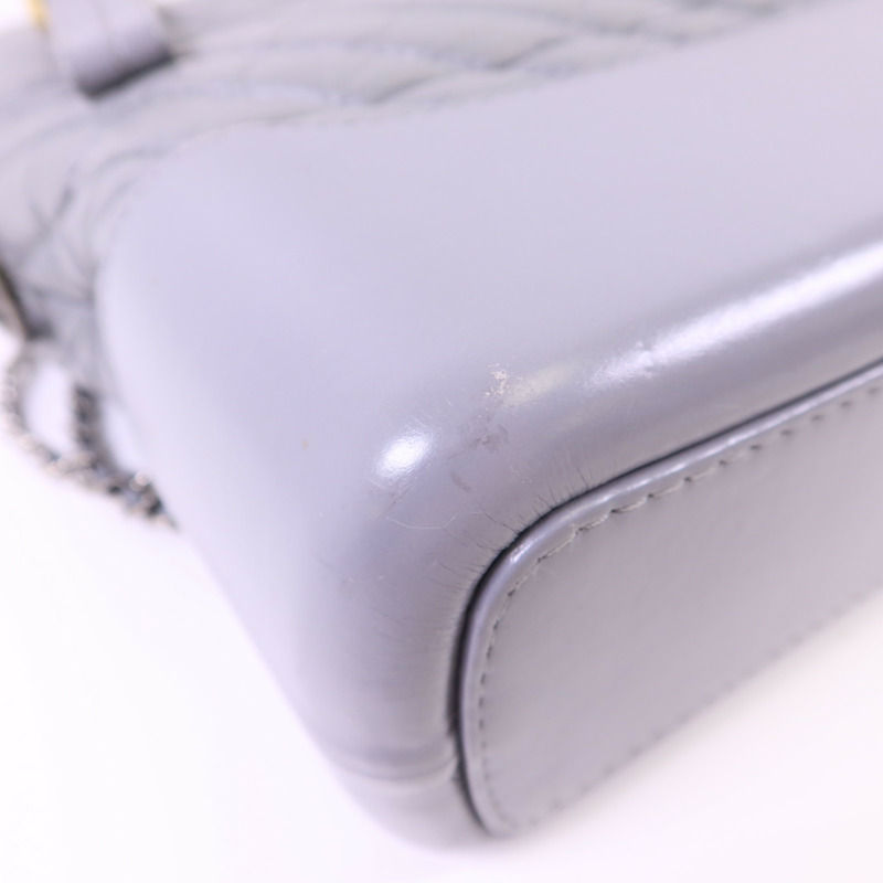 CHANEL 牛皮皮革Gabrielle Large鏈帶肩背袋-12