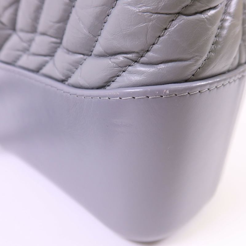 CHANEL 牛皮皮革Gabrielle Large鏈帶肩背袋-18