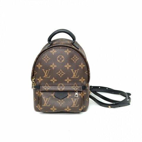 LOUIS VUITTON PalmSprings小書包Mini17老花PVC2016肩背包