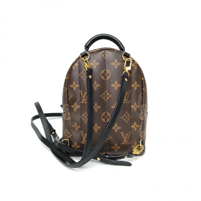 LOUIS VUITTON PalmSprings小書包Mini17老花PVC2016肩背包-2