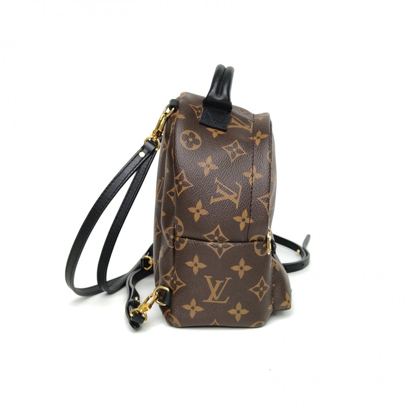 LOUIS VUITTON PalmSprings小書包Mini17老花PVC2016肩背包-3