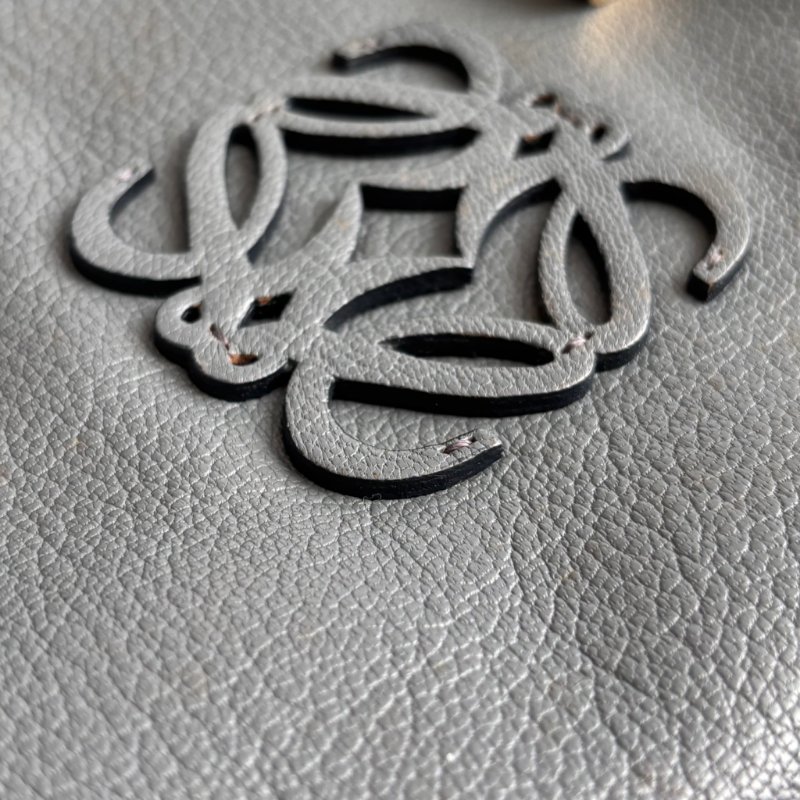 收藏品 ::LOEWE:: Amazona 28 灰藍色 手提包 醫生包-4