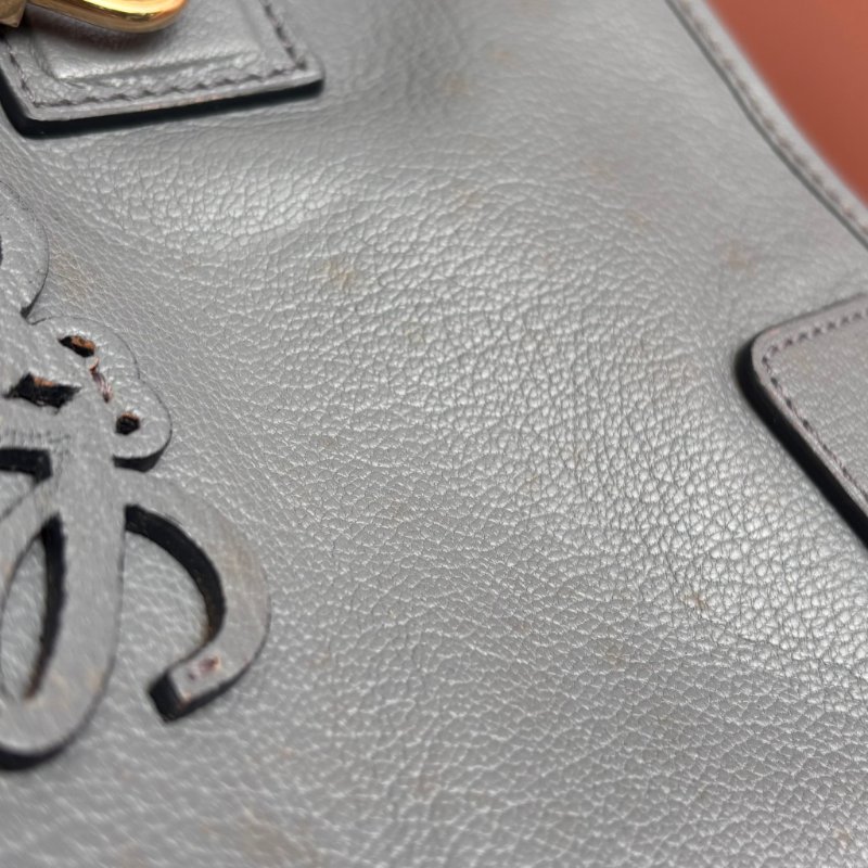 收藏品 ::LOEWE:: Amazona 28 灰藍色 手提包 醫生包-6