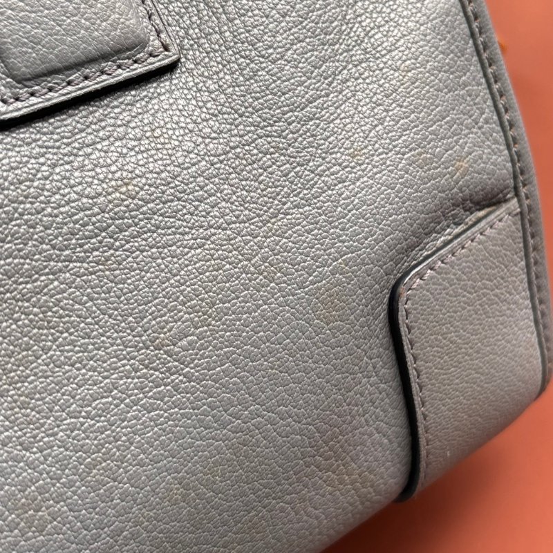 收藏品 ::LOEWE:: Amazona 28 灰藍色 手提包 醫生包-16