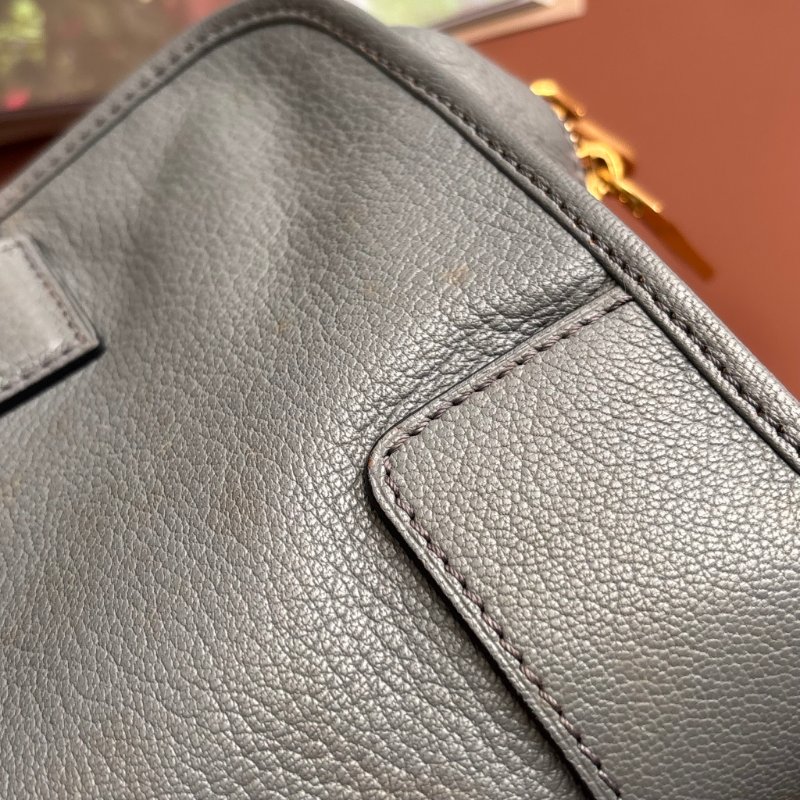 收藏品 ::LOEWE:: Amazona 28 灰藍色 手提包 醫生包-19