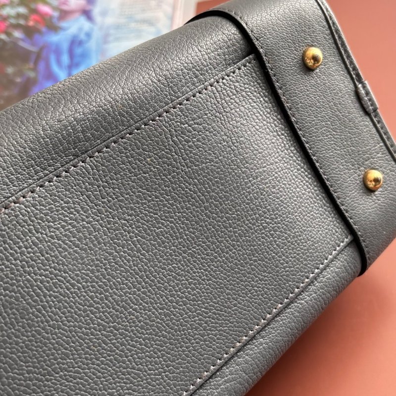 收藏品 ::LOEWE:: Amazona 28 灰藍色 手提包 醫生包-30