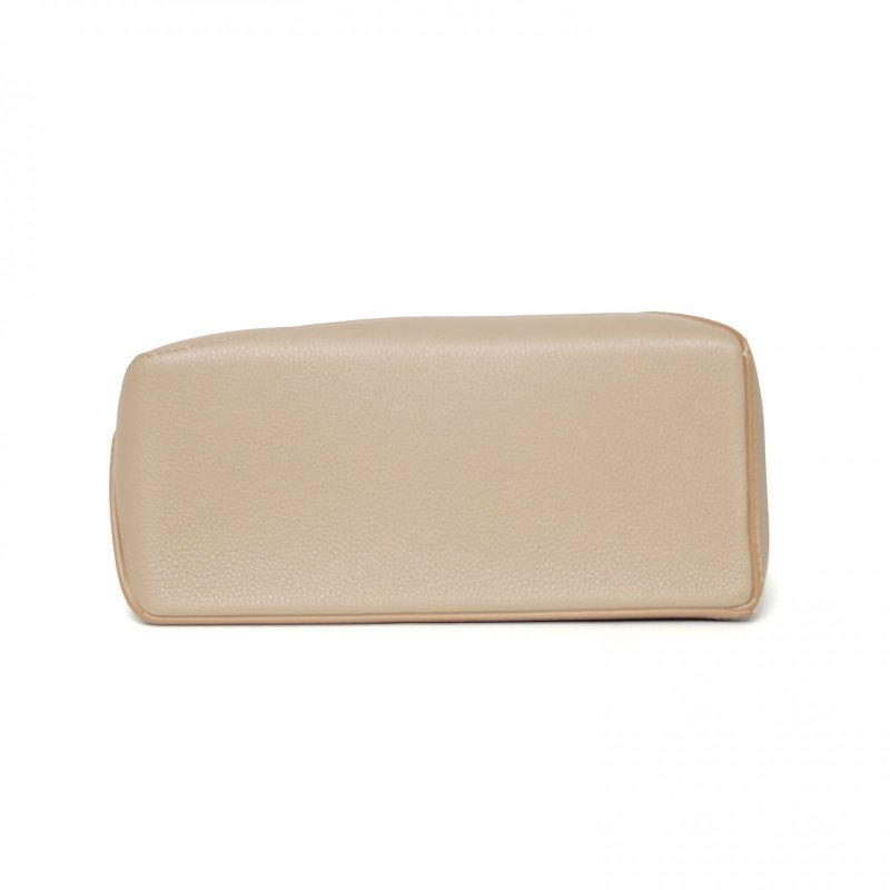 LOEWE Puzzle24幾何包小號沙色牛皮肩背包-4