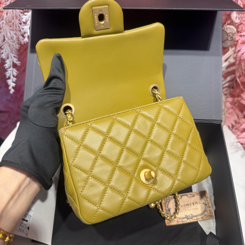 Chanel 抹茶/金球方胖子/王吉娜古董精品-7