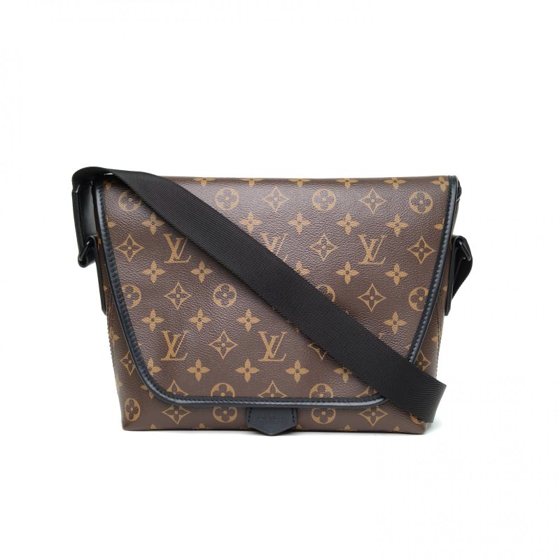 LOUIS VUITTON Magnetic系列郵差包老花PVC老花晶片肩背包-0