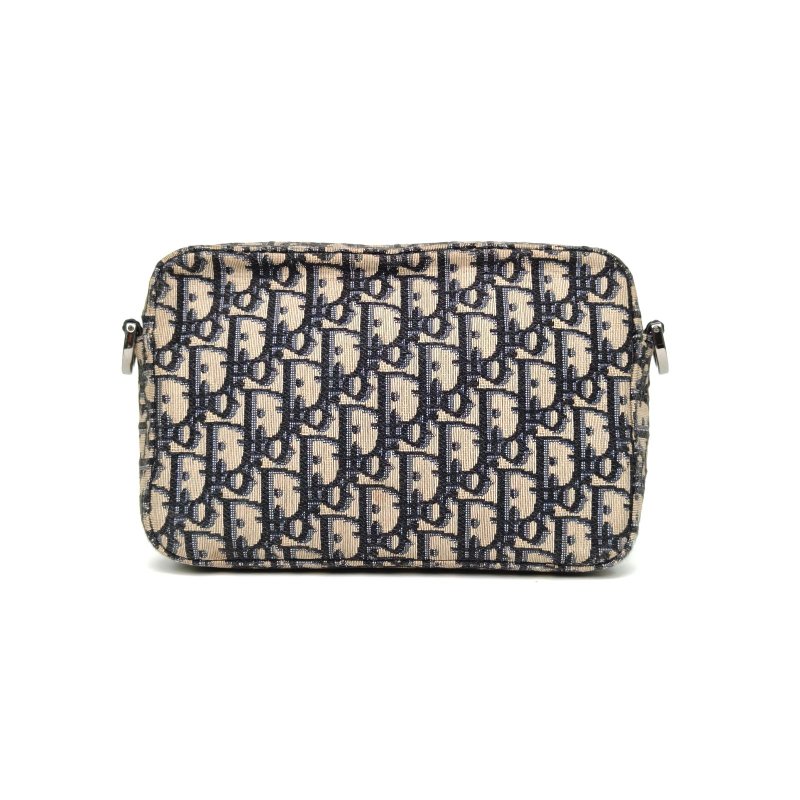 DIOR 老花帆布銀扣2020Safari相機包22肩背包-2