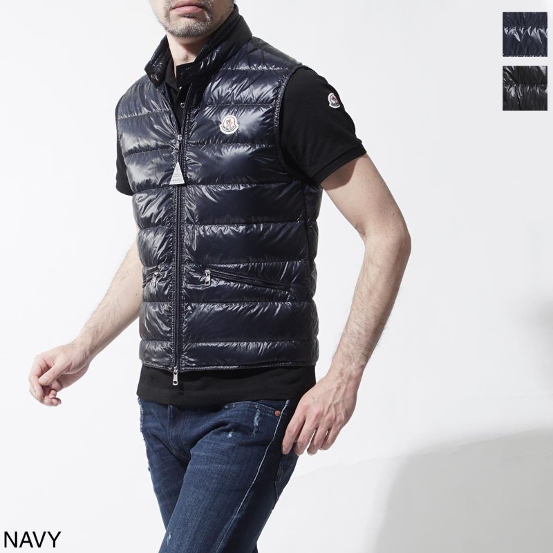 💎Han's house精品服飾💎MONCLER Gui 羽絨 背心 藍 原價34000-6
