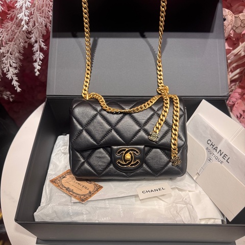 Chanel 琺瑯調節釦方胖子/王吉娜古董精品