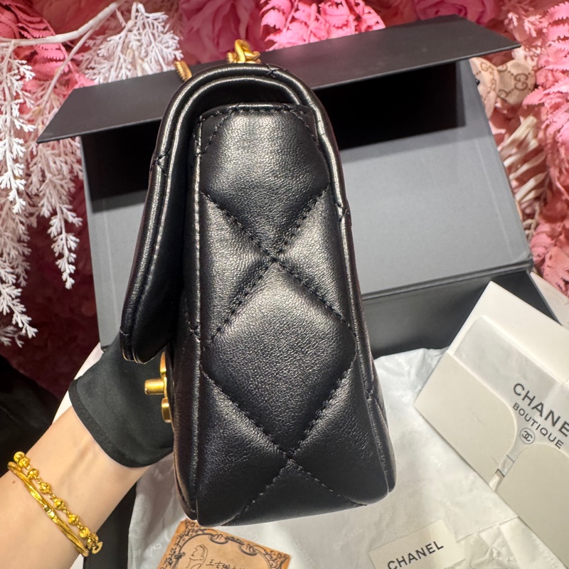 Chanel 琺瑯調節釦方胖子/王吉娜古董精品-5