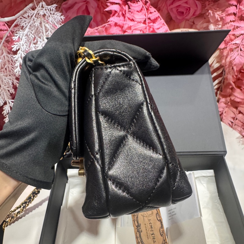 Chanel 黑金方胖子/珍珠水鑽秀款/王吉娜古董精品-5