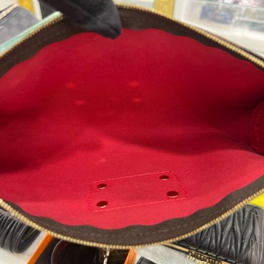 東區正精品㊣LV N55213 EVA 咖啡色棋盤格金牌金鍊手提包肩背包斜背包晚宴包腋下包 RZ5571-4