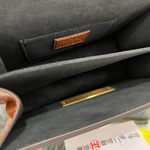 東區正精品㊣LOUIS VUITTON LV M45959 Mini Dauphine 達芙妮雙色金釦釦式翻蓋肩背包斜背包 RZ5570-3