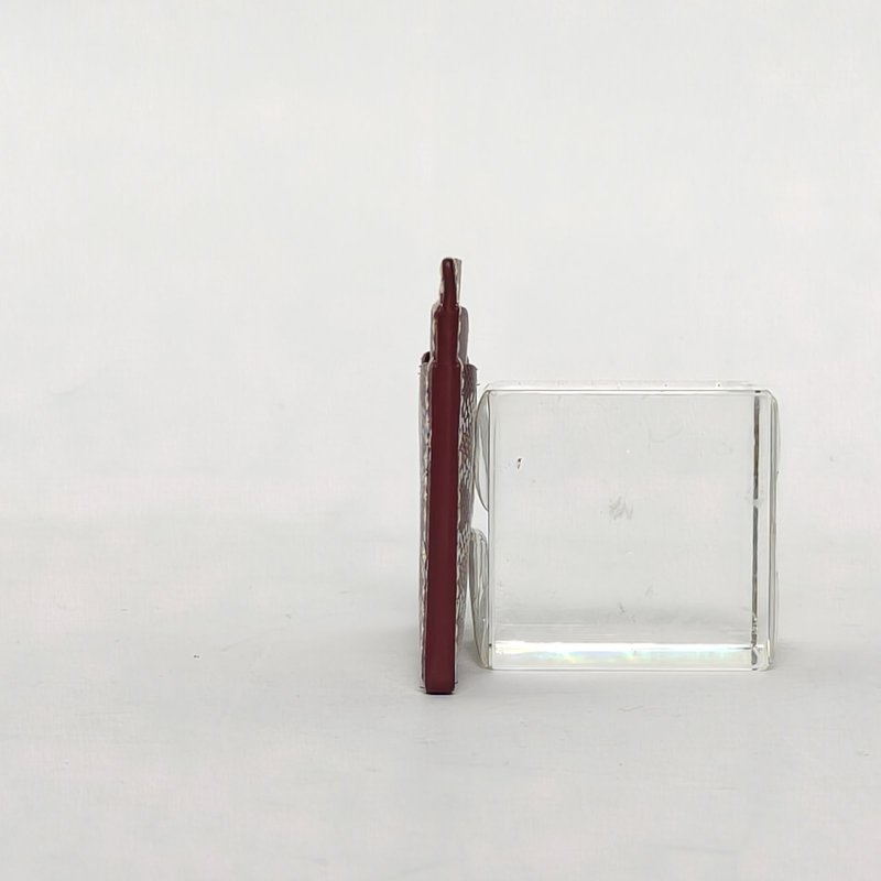 GOYARD 酒紅色PVC卡包肩背包-1