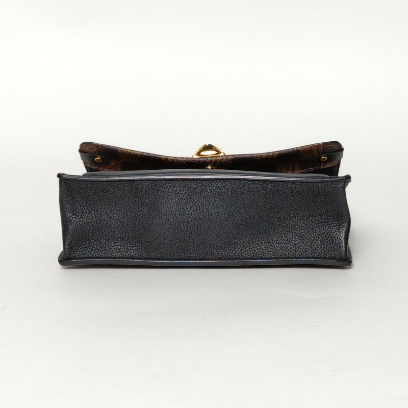 LOUIS VUITTON VAVIN鏈條包WOC19棕色棋盤格PVC2020肩背包-4