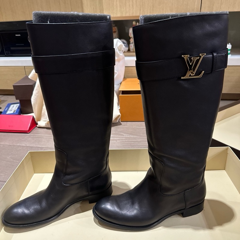 LV logo 長筒靴-2