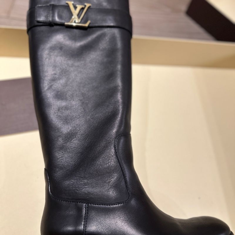 LV logo 長筒靴-6
