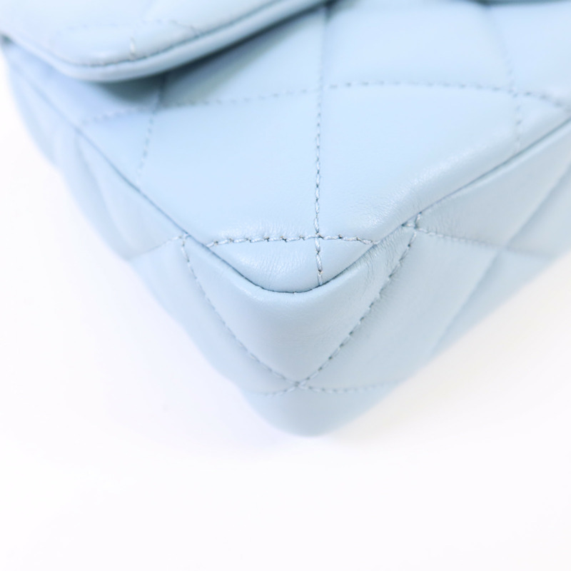 CHANEL 羊皮皮革Chain Shoulder Bag金扣鏈帶肩背袋-13